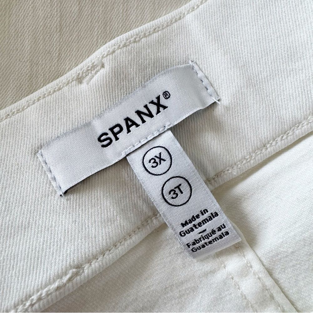 NEW SPANXshape EveryWear Wide Leg Jeans in Chalk Shaping Office Career Size 3X - Picture 11 of 13